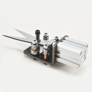JS200 Doppia azione di taglio nastro auricolare cilindro pneumatico compressore d'aria pinza per fare la macchina taglio aria forbice - Product Image 4