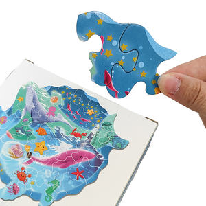 Rompecabezas de Cartón Educativo Personalizado de 28 Piezas, Juego de Mesa de Dibujos Animados de Papel para Niños, con Logotipo, Edad 3+ - Product Image 3