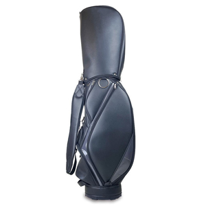 NUEVA Bolsa <span class=keywords><strong>de</strong></span> <span class=keywords><strong>Golf</strong></span> Portátil <span class=keywords><strong>de</strong></span> Paja y Cuero KJ 2027, Ligera, con Cierre <span class=keywords><strong>de</strong></span> Cremallera, No Impermeable, Personalizable - Product Image 1