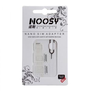 อะแดปเตอร์นาโนซิม Noosy พร้อมอะแดปเตอร์ไมโครซิมและเครื่องมือถอดซิมสำหรับอุปกรณ์มือถือ - Product Image 1