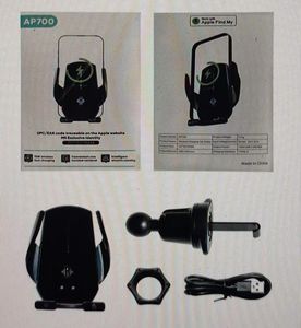 Localizador inteligente 3 en 1, soporte para coche, rastreador GPS de carga móvil inalámbrico de plástico, nuevo diseño con dispositivo de posicionamiento Findmy para coches - Product Image 1