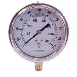 Manómetro Marsh de 1-1/2 pulgadas para medición de vacío en Hg - Product Image 5