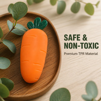 Nouveauté : Jouet carotte en blocs de construction, mignon, moelleux et craquant, à remontée lente, anti-stress, boîte surprise, en vrac, pour cadeaux de fête et fidget de bureau