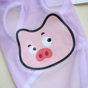 Chaleco de malla para mascotas, ropa de verano transpirable con estampado de animales, para perros y gatos, amarillo, azul, rojo, gris, morado - Product Image 4