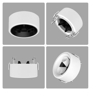 Faretto da Incasso a Soffitto XRZLux 8W Regolabile in Alluminio Anti-Riflesso per Hotel, Orientabile a 25°, Doppia Testa <span class=keywords><strong>LED</strong></span> <span class=keywords><strong>Downlight</strong></span> ETL SAA - Product Image 2