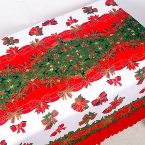180x150cm Panno di Tabella Della Copertura Della Decorazione di Festa Di <span class=keywords><strong>Natale</strong></span> Partito Personale di Gioiosa Decorazione Rossa Di <span class=keywords><strong>Natale</strong></span> - Product Image 1