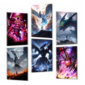 Accesorios de Arte de Cómics con Ilustraciones de Pokémon de Alta Calidad, Lindos Coleccionables de Acrílico Cristalino, Regalo de Navidad, Juego de Mesa - Product Image 5