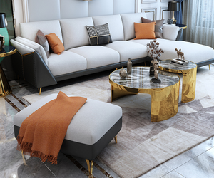 Guangdong villa divan l Diseño de forma de sofá de la Sala - Product Image 3