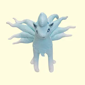 25Cm Ijs Alolan Vulpix Knuffels Met Zes Staarten Ninetales Knuffels Pokemones Zacht Speelgoed Van Hoge Kwaliteit Met Label