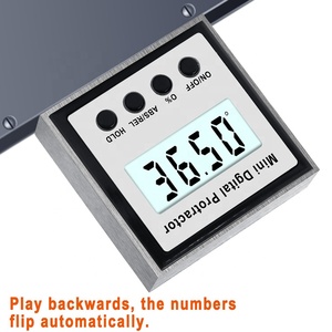 Elettronico Inclinometro Digitale Goniometro 0-360 Angle Gauge Meter strumento di Misura - Product Image 6