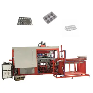 Automatic Clamshell Vacuum Forming Machine for Blister Egg Tray Thermoforming Plastic Vacuum Forming Equipment