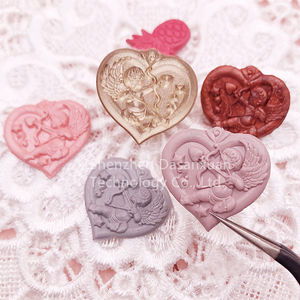 <span class=keywords><strong>Sello</strong></span> de cera 3D brillante <span class=keywords><strong>con</strong></span> <span class=keywords><strong>nombre</strong></span> para boda, cuentas de hadas para invitación, álbum de recortes, <span class=keywords><strong>sello</strong></span> de Ángel transparente - Product Image 6