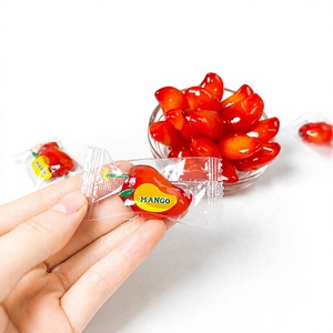 OEM ODM Red Mango Peelable <b>Gummy</b> <b>Candy</b> Rich Ripe Mango Flavor Soft Chewy Snack Bagged Wholesale Competitive Price - Product Image 1