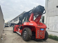Reach Stacker Kalmar DRF450-60S5K d'occasion 2020, 45 tonnes, moteur Volvo TWD1240, capacité de superposition 5 niveaux pour port