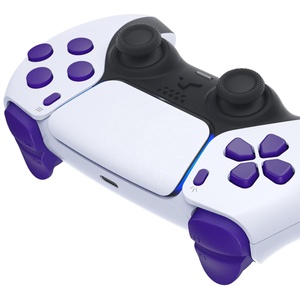 ชุดปุ่มกดแบบกำหนดเองสีม่วงเข้ม DIY D-pad R1 L1 R2 L2 ทริกเกอร์ ปุ่มหน้า ปุ่มครบชุดสำหรับคอนโทรลเลอร์ PS5 รุ่น BDM-030/040/050/060 - Product Image 3