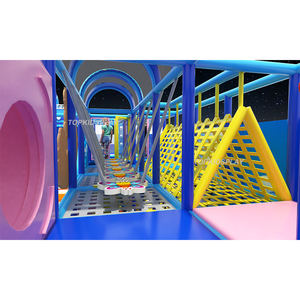 Parco giochi professionale per bambini al coperto parco divertimenti personalizzato altri campi da gioco con scivoli - Product Image 6