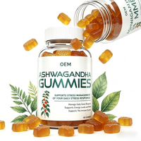 Gummies d'Ashwagandha à Marque Blanche les Plus Vendues avec Racine de Maca pour le Soulagement du Stress et le Soutien de l'Humeur – Complément Alimentaire