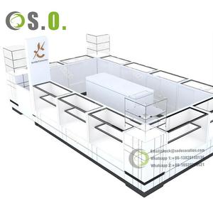 Đồ trang sức hiện đại hiển thị Showcase kiosk thiết kế với thủy tinh và gỗ cho đồ trang sức hiển thị - Product Image 5