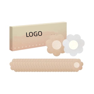 Cache-tétons jetables 100 % coton, amovibles, ultra-fins, respirants et invisibles pour lingerie - Product Image 1