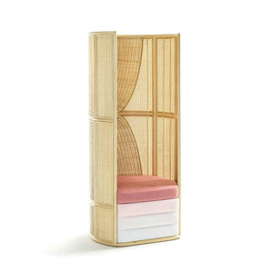 <span class=keywords><strong>Fauteuil</strong></span> d'hôtel simple et compact en <span class=keywords><strong>rotin</strong></span> tressé sculpté à la main, style anglais, à dossier haut, pour intérieur et extérieur - Product Image 2