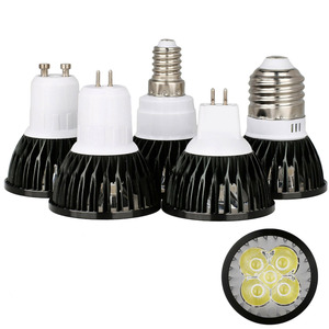 Bombilla LED <span class=keywords><strong>Ranpo</strong></span> E27 GU10 E14 GU5.3 B22 E12 5W, Foco de Luz de Colores, Lámpara AC 85-265V, Blanco, Azul, Amarillo, Rojo, Verde, Morado - Product Image 1