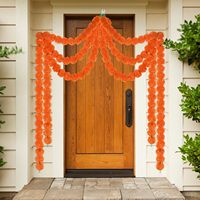 Hoogwaardige kunstmatige goudsbloem guirlande lange slinger voor Diwali Pooja decoratie traditionele bruiloft Mehendi & Sangeet