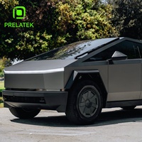 Film de protection de peinture (PPF) en TPU mat de qualité supérieure Prelatek, ton acier tungstène mat, faible réflexion, protection UV, couleur acier industriel
