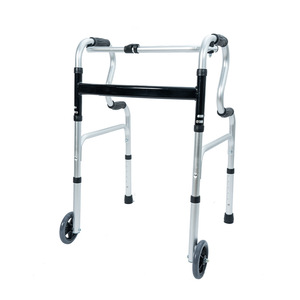 Keyi Folding <b>Walker</b> Aluminum Alloy Wheeled Walking Aid For <b>Elderly</b> And Disabled Persons - Product Image 2
