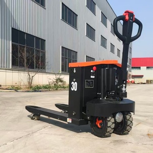 Transpalette électrique tout-terrain 3 tonnes 2026 JG avec batterie acide 48V et double roue avant <span class=keywords><strong>pour</strong></span> terrains accidentés - Product Image 3