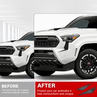 Patch décoratif pour calandre avant en plastique ABS compatible avec Toyota Tacoma 2024-2026