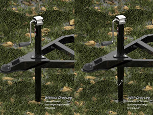 Accesorios para Autocaravanas TOWKING y Piezas para ATV UTV, Gato de Remolque de Alta Resistencia para Campistas y Camiones - Product Image 6