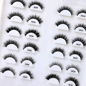 Full Strip <strong>Lashes</strong> Factory Wholesale Fluffy Volume Natural Eyelashes Vendors Customize <strong>Lash</strong> Packaging 12mm Mink Eyelashes - Product Image 1