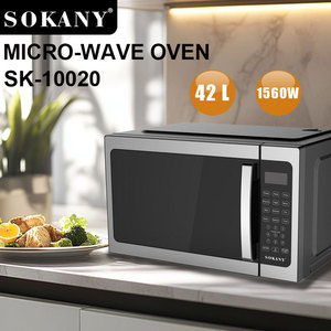 SOKANY10020 42L <strong>Microwave</strong> <strong>Grill</strong> Oven Combo, Large Capacity Multi-Function Home <strong>Microwave</strong> - Product Image 3
