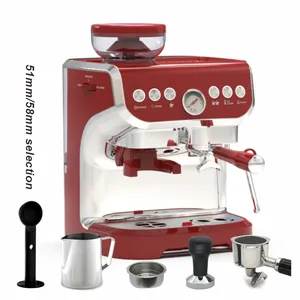 Cafetera Express Best Coffee Maker Automático Comercial 3 En 1 Expresso Máquina de café Espresso para la venta