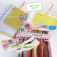 Hilo de Bordar Mercerizado Teñido de Alta Tenacidad en 447 Colores para Bordado, Punto de Cruz, Crochet y Tejido a Mano
