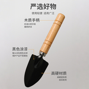 Pelle de jardin AireShield, manche en bois, légère, pour creuser, planter, outils de jardinage - Product Image 1