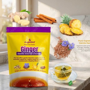 Té Herbal Natural OLLI <span class=keywords><strong>de</strong></span> <span class=keywords><strong>Jengibre</strong></span> con Semillas <span class=keywords><strong>de</strong></span> Lino, Pulpa <span class=keywords><strong>de</strong></span> Piña y Canela para un Apoyo Digestivo Suave, 15 Bolsitas <span class=keywords><strong>de</strong></span> Té por Paquete - Product Image 4