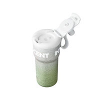 Bouteille d'eau sport en acier inoxydable écologique avec logo personnalisé, isolation thermique et paille intégrée pour le voyage – Offre Spéciale