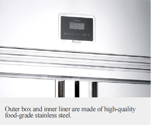 Kubigel kbg6l2w siêu thị y tế tủ lạnh hiển thị tủ lạnh Máy làm lạnh không khí mát đơn nhiệt độ <span class=keywords><strong>400L</strong></span> 2-10 3 kệ 2 - Product Image 5