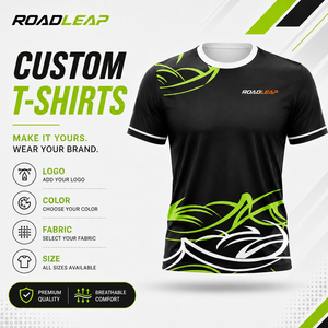 T-shirt personnalisé à sublimation, col rond, manches courtes, séchage rapide, respirant, pour événements sportifs, hommes et femmes - Product Image 1