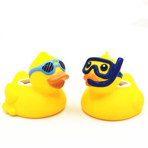 Thermomètre de <span class=keywords><strong>bain</strong></span> numérique flottant pour bébé DY BT-03 en forme de canard, étanche, avec précision de 0,5°C, conception sécurisée, en plastique - Product Image 2