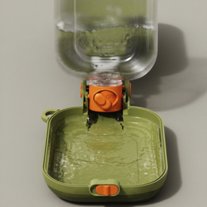 Bouteille d'eau portable pour animaux de compagnie, économique, pour chat et chien, écologique, facile à nettoyer, 2 en 1, gamelle et bouteille pour chat - Product Image 1