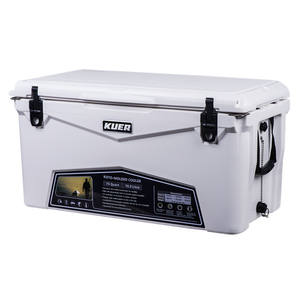 Glacière rotomoulée Kuer 75 quarts, grande capacité, pour pêche en extérieur et stockage alimentaire commercial - Product Image 2