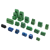 AOSI FPS1.5-02 이중 레벨 PCB 터미널 블록 3.5MM 자동차용 푸시인 연결 28-6AWG