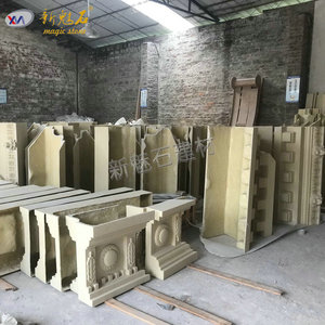 New Magic <b>Stone</b> Grc Artificial Sandstone Sculpture European Style Roman Column Outdoor Decorative Building Material - Product Image 4
