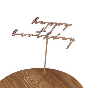 Ins Wood Feliz <span class=keywords><strong>cumpleaños</strong></span> Happy You Day Cake Topper Decoración <span class=keywords><strong>de</strong></span> pasteles <span class=keywords><strong>para</strong></span> mujeres Hombres <span class=keywords><strong>Cumpleaños</strong></span> Día <span class=keywords><strong>de</strong></span> San Valentín Adornos <span class=keywords><strong>de</strong></span> <span class=keywords><strong>pastel</strong></span> <span class=keywords><strong>de</strong></span> madera - Product Image 2