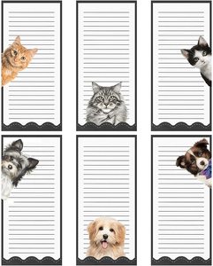 60sheets Cat Dog <strong>Fridge</strong> Magnet Daily Planner Memo <strong>Pad</strong> Magnetic Notepad Sticky <strong>Notes</strong> Custom Printing Pattern Office School Home - Product Image 6