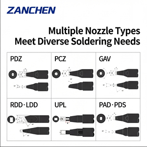 Pointe de fer à souder <span class=keywords><strong>Apollo</strong></span> pour robots de soudage, série DS DN, type PCA PC, pour machine à souder universelle à azote, avec noyau chauffant - Product Image 2