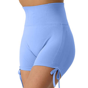 Shorts de sport pour femmes à taille haute, imprimé léopard, coupe ajustée, respirants, séchage rapide, <span class=keywords><strong>sexy</strong></span>, effet push-up, pour fitness, course à pied, cyclisme, yoga - Product Image 6