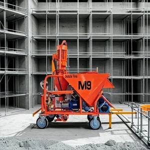 Harç karıştırma pompalama ekranlama duvar sıva render derz çimento püskürtme makinesi - Product Image 4